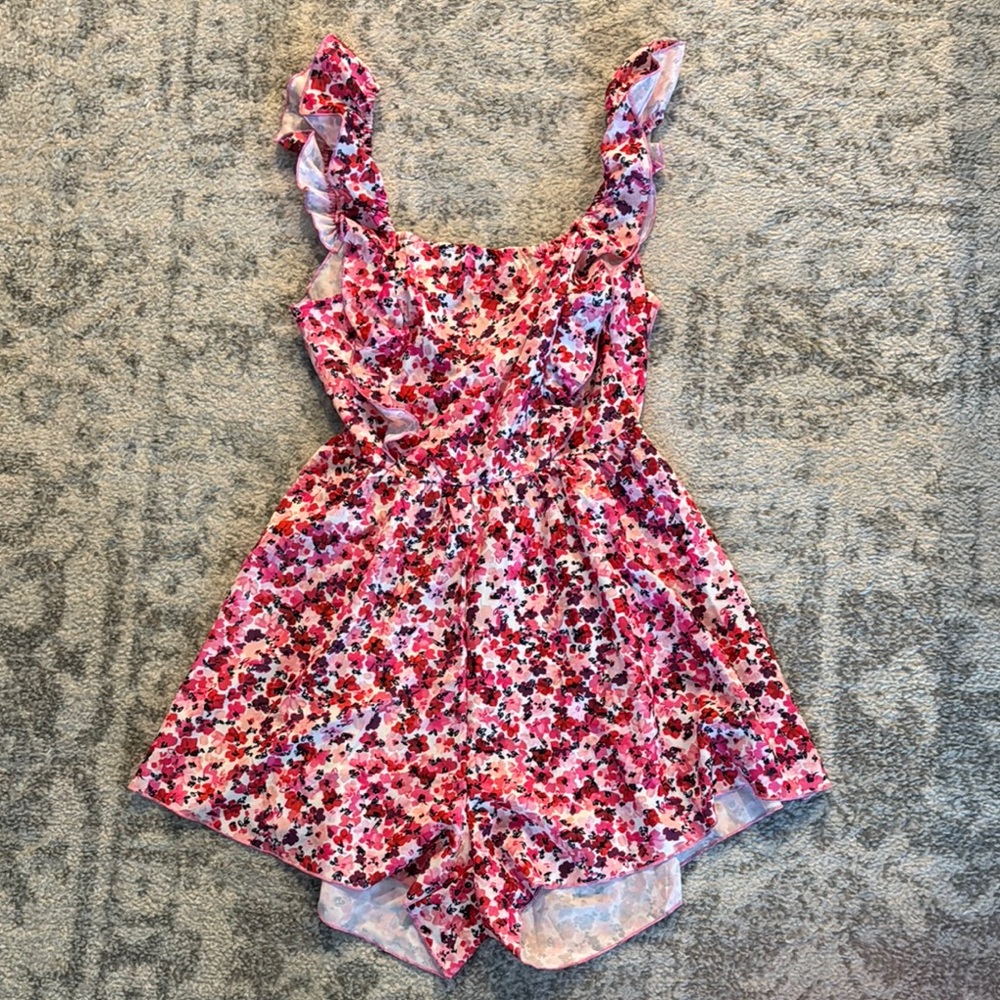 Floral Pink Romper